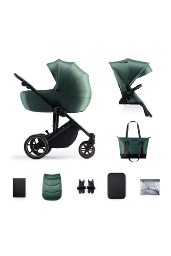 Kinderkraft Stroller 2 In 1 Prime 2, Dark Green