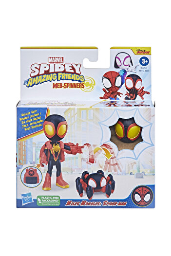 Hasbro Set Prieteni Extraordinari Spidey Figurină Miles Morales Spider Man 10cm și Accesorii