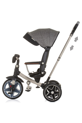 Chipolino Tricycle With Canopy And Reversible Seat Derby Granite