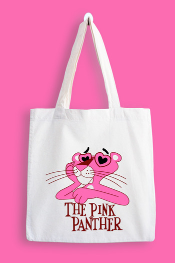 designedfy Pink Panther Printed Waterproof Cloth Bag