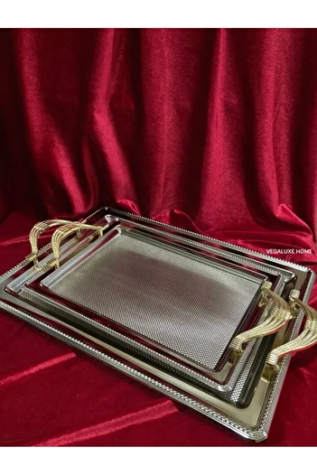 FMS 2-Piece Rectangular Tea Tray 9051K