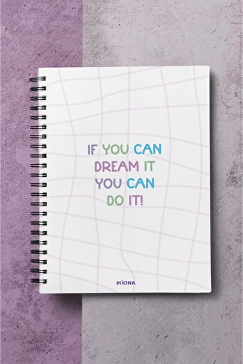 Miona A5 Spiral Hardboard Cover 120 Sheets Ruled School Notebook, Notebook