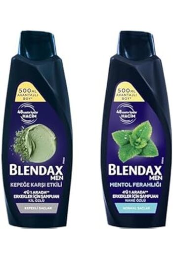 ebadi Blendax Men Against Dandruff Effective 500 ml and Blendax Men Menthol Freshness Mint Essence