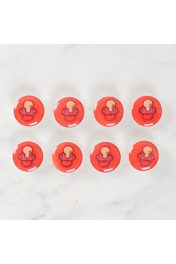 KNC Home Loren Crafts 8-Pack Pacifier Buttons - 1012