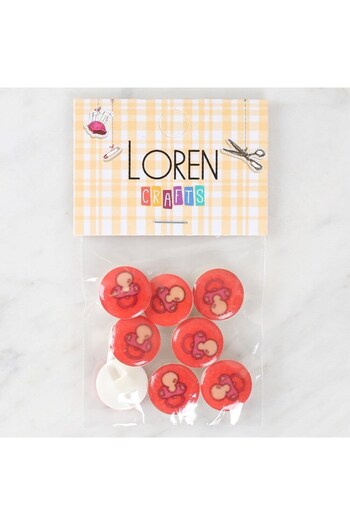 KNC Home Loren Crafts 8-Pack Pacifier Buttons - 1012