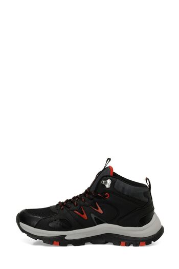Kinetix Erkek Outdoor Original Kaymaz Taban Siyah Kışlık Bot - Men Winter Black Red Boots