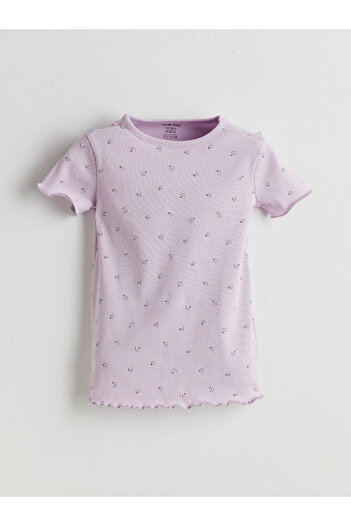 LC Waikiki LCW baby Çiçekli Kız Bebek Şortlu Pijama Takım