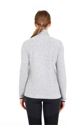 Blackspade Γυναικείο φούτερ με φερμουάρ Thermal Fleece Grey Melange 50461
