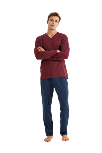 Blackspade Σετ Πιτζάμες Ανδρικές 40575 - Claret Red