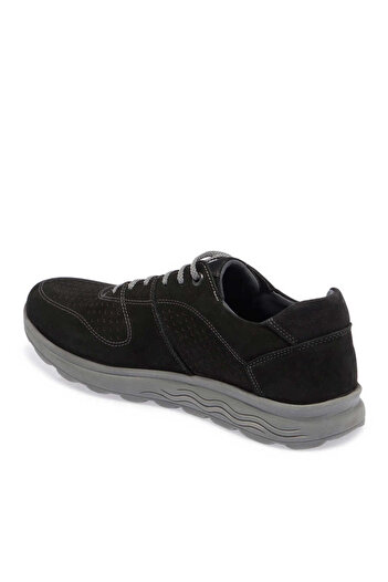 Tergan Siyah Hakiki Nubuk Deri Erkek Sneaker - E24I1AY56858-A64