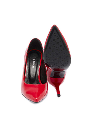 Tergan Kırmızı Vegan Kadın Stiletto - K24I1AY67394-Q8R