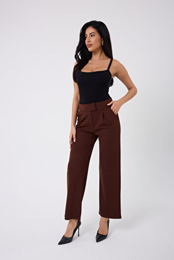Noa Noa Velcro Wide Leg Plazzo Trousers