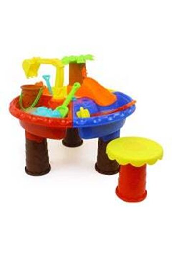 Yelajoy Beach Toys,Sandbox Toys Includes Water Wheel Kit Bucket Watering Can Molds Mesh Bag for Travel