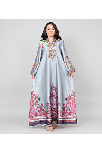 IKKXA Modern Embroidered Jalabiya