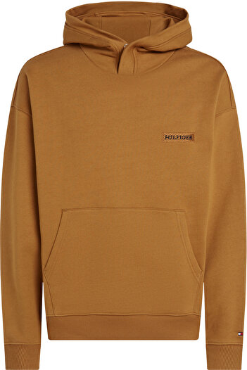 Tommy Hilfiger Men Brown Pullover Hoodie