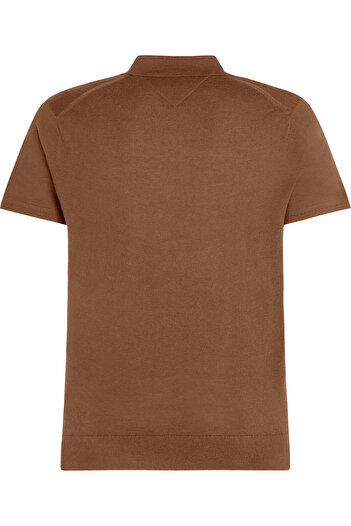 Tommy Hilfiger Men Brown Polo T-Shirts