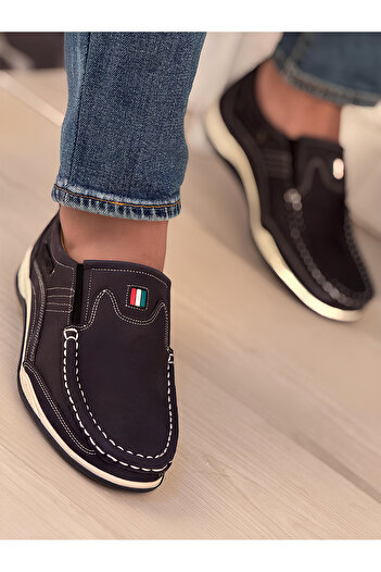 OXİ Ayakkabix Tems Genuine Leather Summer Men's Shoes