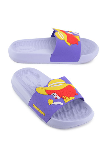 GEZER Girl's Summer Pu Suitable for Wet Floor Home Bathroom Garden Pool Slippers