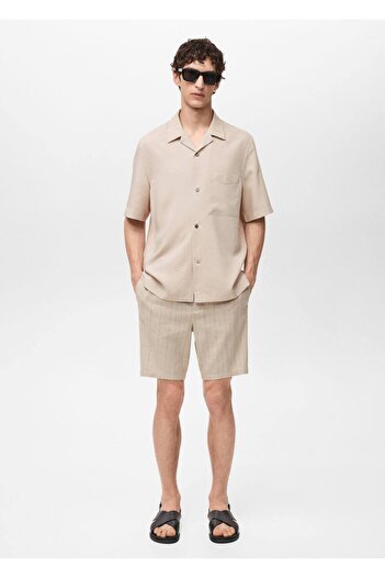 MANGO Man Lyocell Shirt with Pockets