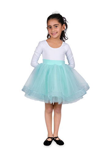 LULLY KİDS Lined Tulle Tutu Skirt Suitable for Girls' Special Occasions/Party Use