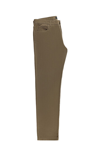 Abdullah Kiğılı Regular Fit Patterned Lycra Canvas / Chino Pants