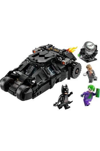 LEGO Set LEGO DC Super Heroes - Batman™ Tumbler vs. Two-Face™ si Joker™ (76303)