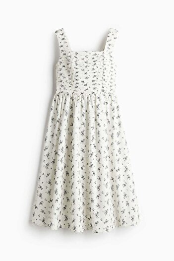 H&M Pintucked flared-skirt dress