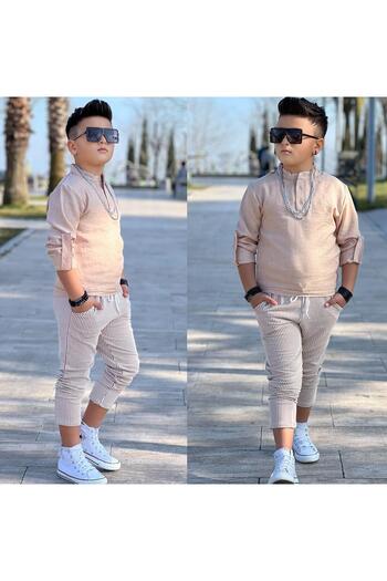 KOKOŞ BEBEK Judge Collar Shirt Style Suit |   Between 4/5 Years
