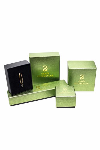 SEMİZ KUYUMCULUK Modern Pullu Altın Kolye