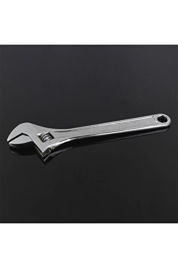 Choice Silver Universal Multifunctional Activity Short Handle Large Opening Adjustable Wrench Plumbing Inst
