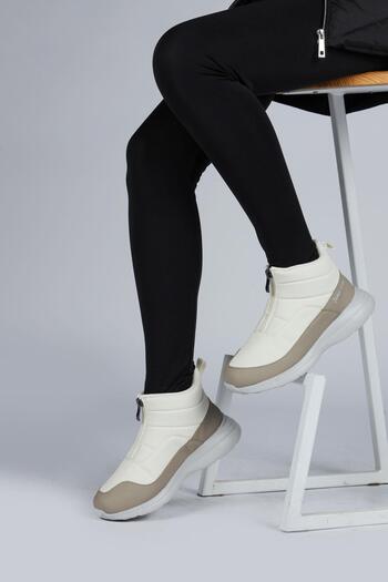Jump 29177 Zippered Beige Girl's Daily Boots