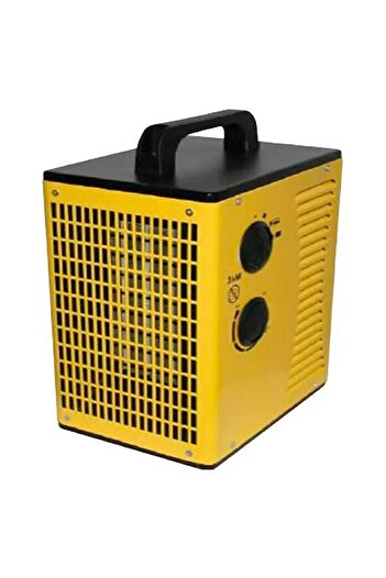 Magnotto Şantiye Isıtıcısı Sarı 3000W Sanayi Tipi Bina Atölye Garaj Karavan Geniş Alan Isıtıcı Güvenlik Systm