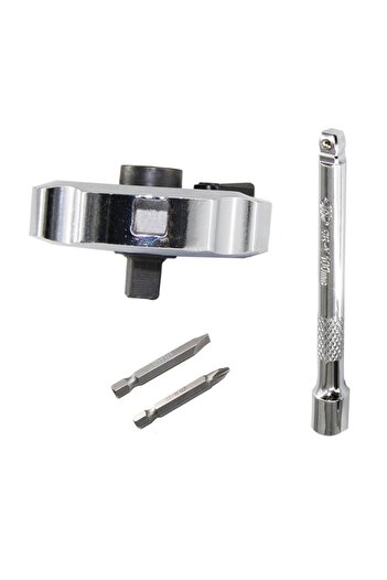 Choice Macwork 4pcs/Set 2-in-1 Mini Dual Head 1/4inch Drive Finger Ratchet Spanner and Ball Head Extensi...