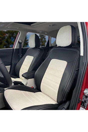 K-Design Hyundai Bayon Araca Özel Oto Koltuk Kılıfı - Taytüyü ve 1.Kalite Deri