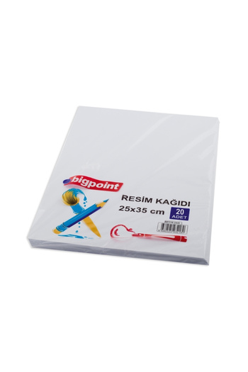 Bigpoint |   Art Paper 25X35 cm 20Pcs – 120 Gr/M² Special Production Drawing Paper