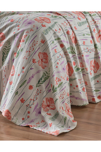 Loyal Home Double Pique Set with Flat Sheets - April