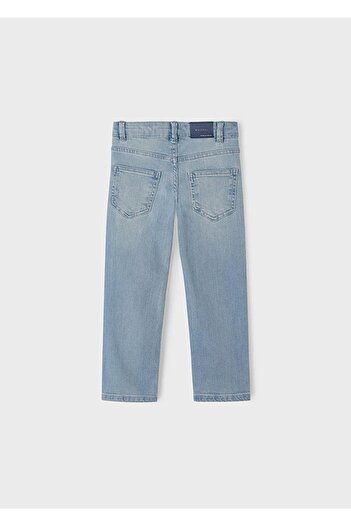 MAYORAL Summer Men's Basic Regular Fit Denim Trousers - Blue