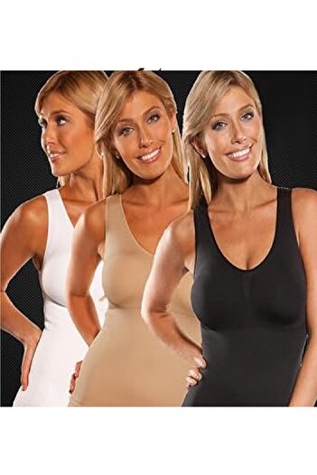 Generic 2 Pieces Just One Shapers Women's Body Shaper Bra Multicolor