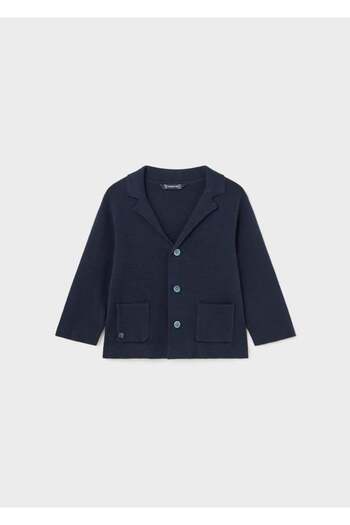 MAYORAL Boy's Knitted Jacket Dark Blue