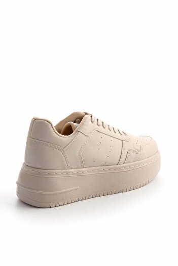 Bambi Ekru Kadın Sneaker K01836000609