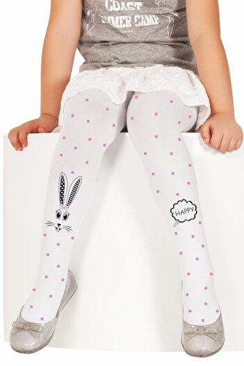 Daymod My Rabbit Kids Чорапогащник бял