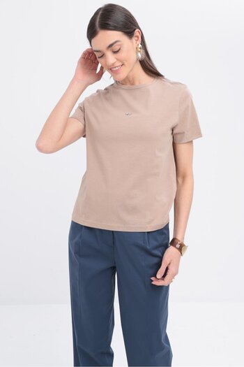 ALLDAY Mink-Short Sleeve Basic T-Shirt