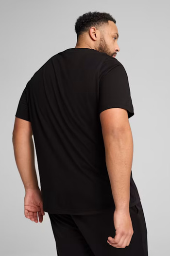Puma Essentials No. 1 Logo Tee Men's Black Short Sleeve T-Shirt 682532   01