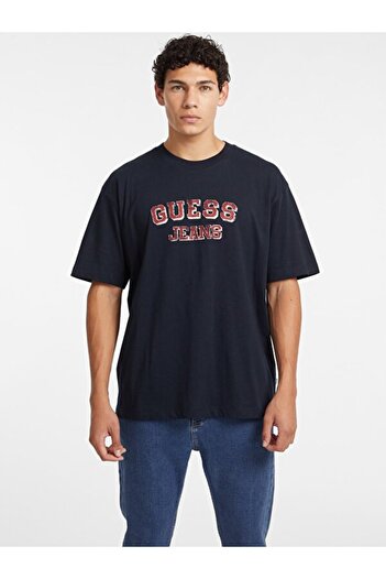 Guess Black Men's Jeans T-Shirt Vintage Style: M4Bi78K8Fq4Jblk