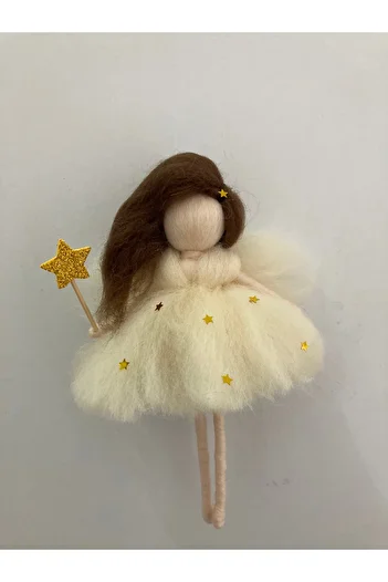 kecedenperi Felt Fairy Girl, Felt Doll