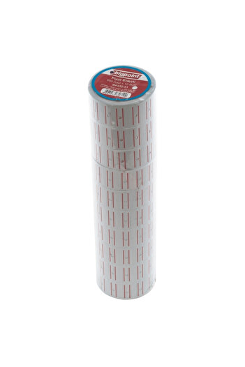 Bigpoint Adhesive Label, 6000 Pieces 600 X 10 Rolls, White