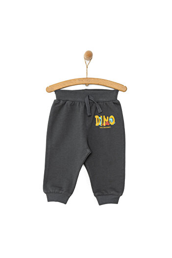 ebebek Hello Baby HelloBaby Erkek Bebek Eşofman Alt Basic Şardonlu Ribanalı Paça