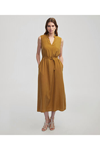 İpekyol Belted Midi Dress