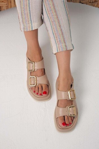 Beyond Beige Cpt Wedge Heeled Women's Sandal 4cm Byndcpt03