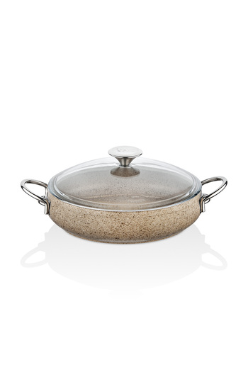 Taç MasterCook Tombik Metalica 7 Parça Tencere Seti Cappicuno Metal Saplı